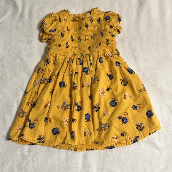 Janie and Jack The Hannah Floral Smocked Dress - Picture 5 of 11